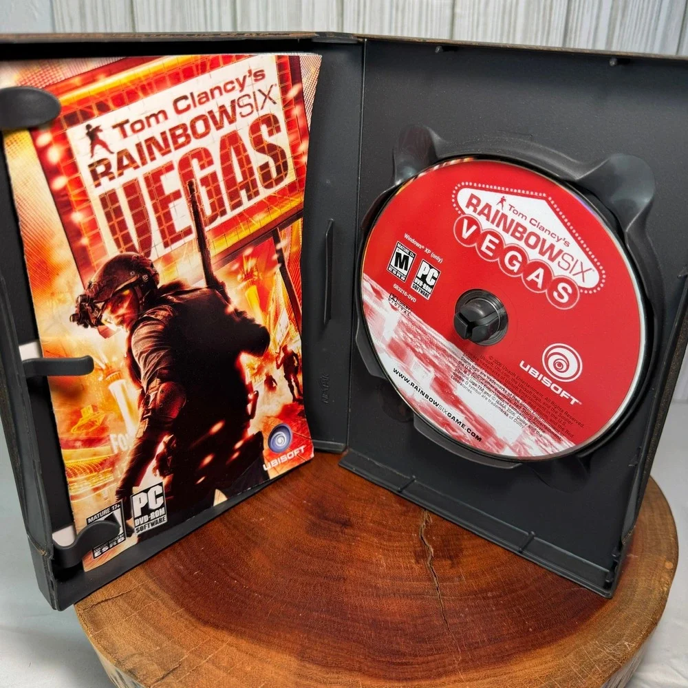 Tom Clancys Rainbow Six Vegas PC DVD-ROM Game Ubisoft Windows XP 2006 FPS‎ Video